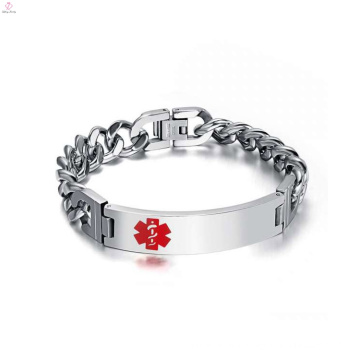 Online Chunky Silver Stainless Steel Jewellery Diabetic Bracelet